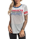 AMERICAN FIGHTER Women's T-Shirt S/S ANNA MARIA Tee Biker