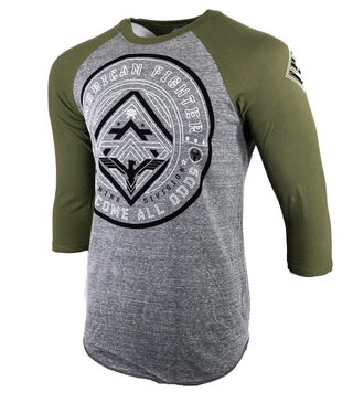 AMERICAN FIGHTER LAWNDALE RAGLAN Men's T-Shirt L/S