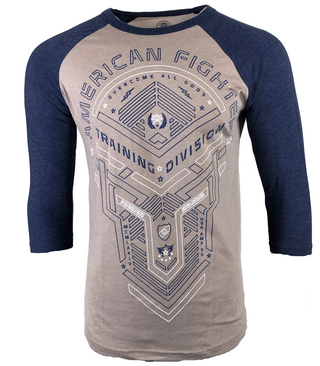 AMERICAN FIGHTER BOULDER RAGLAN Men's T-Shirt L/S