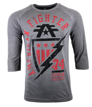 AMERICAN FIGHTER CENTRAL RAGLAN Men's T-Shirt L/S