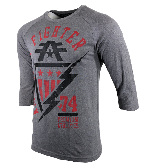 AMERICAN FIGHTER CENTRAL RAGLAN Men's T-Shirt L/S