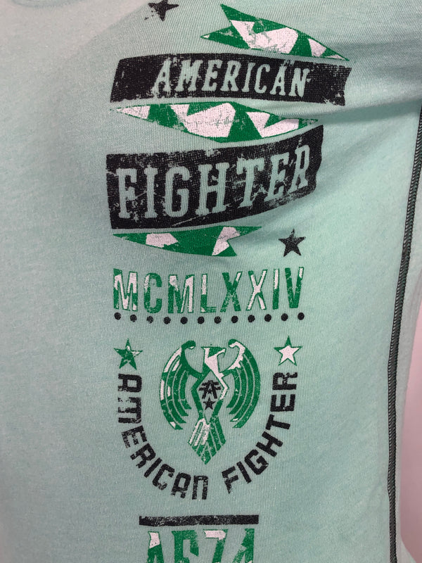 AMERICAN FIGHTER Women's T-Shirt L/S LANDER GALAXY Tee Biker