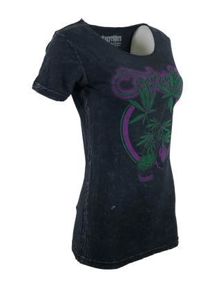 AFFLICTION EASYRIDERS GANJA Women's T-Shirt S/S