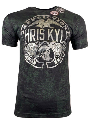 AFFLICTION Men's T-Shirt CK CADRE Premium Black Label Biker MMA