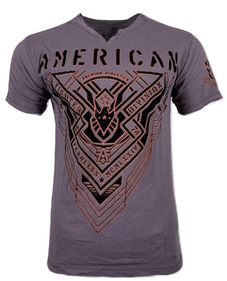 AMERICAN FIGHTER Men's T-Shirt S/S LONG VIEW TEE Premium Athletic MMA