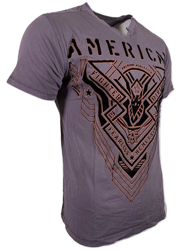 AMERICAN FIGHTER Men's T-Shirt S/S LONG VIEW TEE Premium Athletic MMA