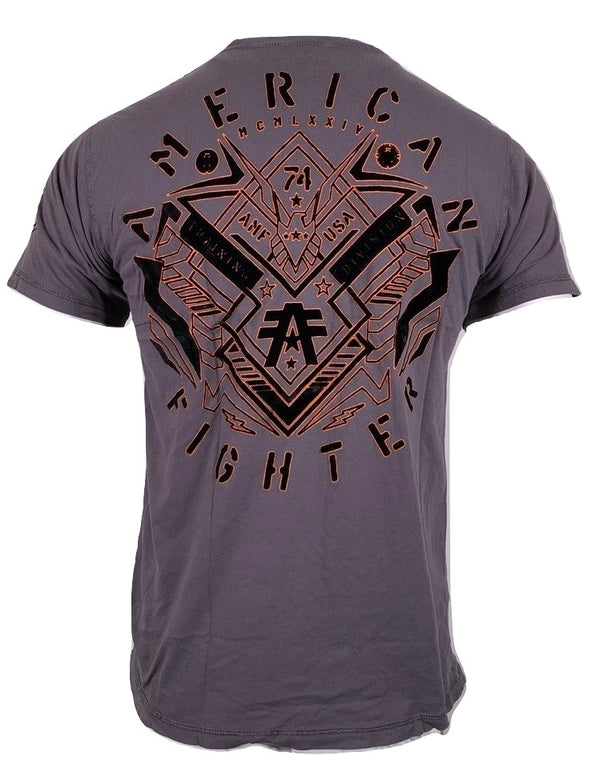 AMERICAN FIGHTER Men's T-Shirt S/S LONG VIEW TEE Premium Athletic MMA