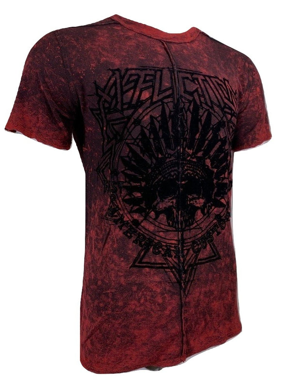 AFFLICTION AC TRIBAL Men's T-shirt Black/Red