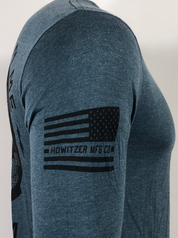 HOWITZER Clothing Men's T-Shirt L/S COIL Black Label