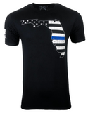 HOWITZER Clothing Men's T-Shirt S/S FLORIDA BLUE  Black Label