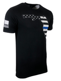 HOWITZER Clothing Men's T-Shirt S/S FLORIDA BLUE  Black Label