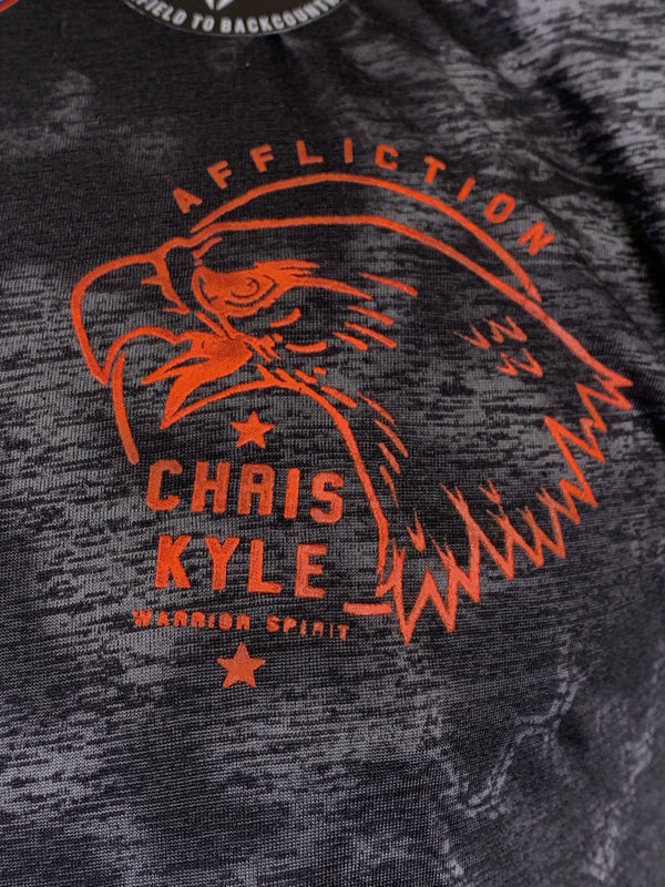 AFFLICTION Men's T-Shirt S/S CK EAGLES DAR Premium Black Label Biker