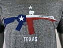 HOWITZER Clothing Men's T-Shirt S/S TEXAS FREEDOM Black Label