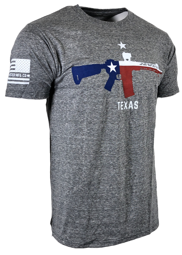 HOWITZER Clothing Men's T-Shirt S/S TEXAS FREEDOM Black Label