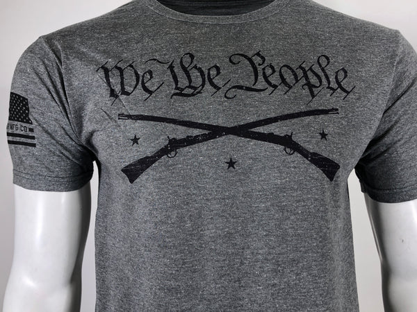 HOWITZER Clothing Men's T-Shirt S/S WE THE PEOPLE Black Label