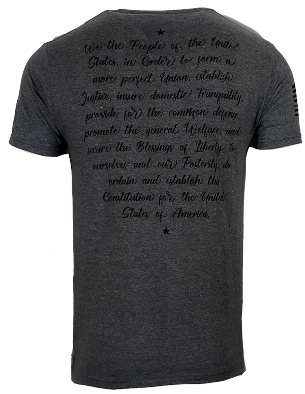 HOWITZER Clothing Men's T-Shirt S/S WE THE PEOPLE Black Label