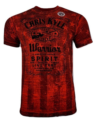 AFFLICTION Men's T-Shirt S/S RIFLEWORKS TEE Black Label Biker MMA