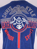 AFFLICTION Men's T-Shirt S/S CK CROSSED TEE Black Label Biker