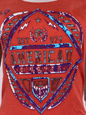 AMERICAN FIGHTER Women's T-Shirt L/S FORT VALLEY Tee Biker
