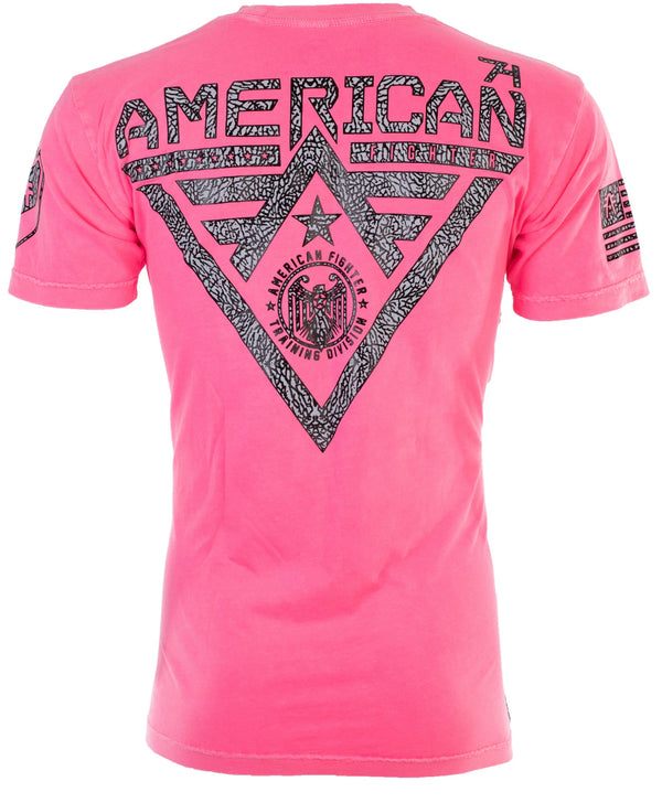AMERICAN FIGHTER Men's Short Sleeve ALASKA PATTERN Crewneck T-Shirt