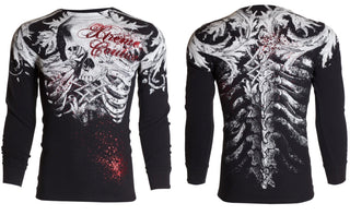 Xtreme Couture by Affliction Men's Thermal Shirt Persimmon