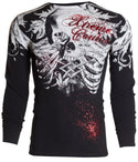 XTREME COUTURE Men's Long Sleeve PERSIMMON Crewneck THERMAL Shirt