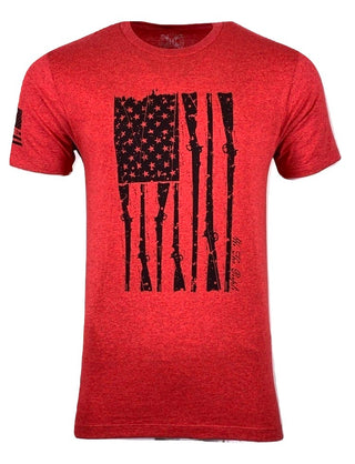 HOWITZER Clothing Men's T-Shirt S/S MUSKET FLAG Black Label