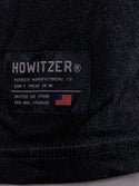 HOWITZER Clothing Men's T-Shirt L/S WE THE FLAG Black Label