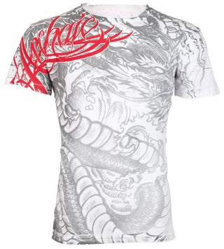 ARCHAIC Mens Short Sleeve DRAGON RAGE Crewneck T-Shirt
