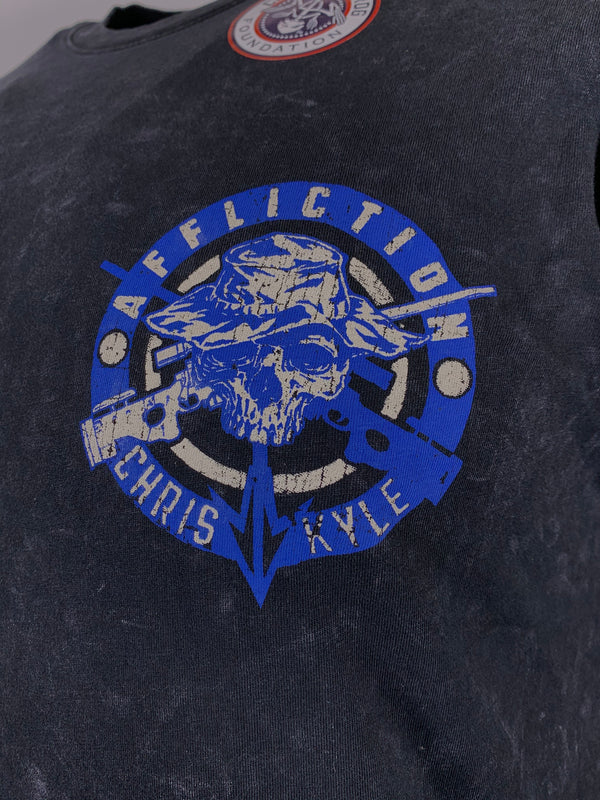 AFFLICTION Men's T-Shirt S/S CK SNIPER LEGEND Tee Black Label Biker