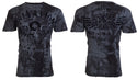 ARCHAIC Mens Short Sleeve BLACK TIDE Crewneck T-Shirt