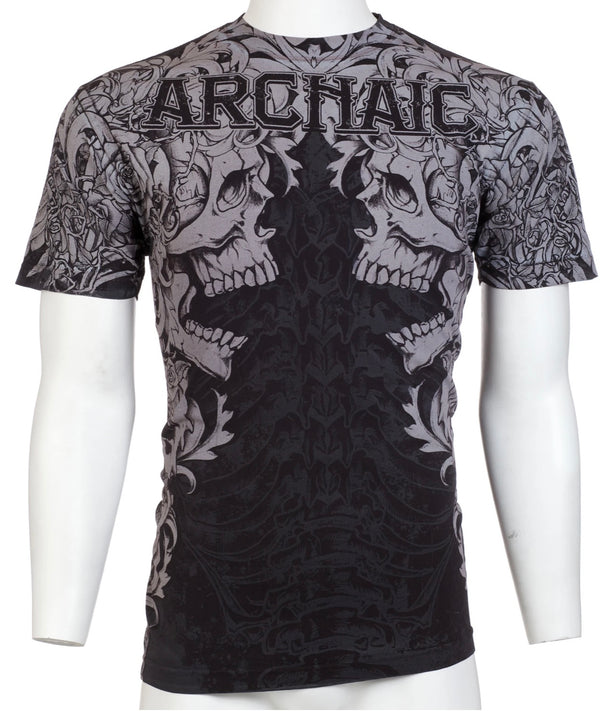 ARCHAIC Men's Short Sleeve DEATH SHOUT Crewneck T-Shirt