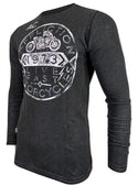 AFFLICTION Men's Thermal L/S CAUSEWAY CHALBOARD Reversible Shirt Premium