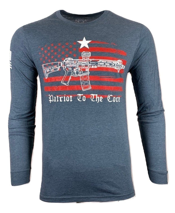 HOWITZER Clothing Men's T-Shirt L/S PATRIOT TO THE CORE Tee