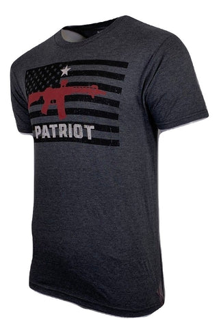 HOWITZER Clothing Men's T-Shirt S/S PATRIOT USA Black Label