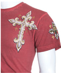 ARCHAIC Men's Short Sleeve SPINE WINGS Crewneck T-Shirt