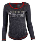 AMERICAN FIGHTER Women's T-Shirt L/S PRAIRE VIEW Tee MMA