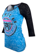 AMERICAN FIGHTER Women's T-Shirt L/S GALLOWAY Raglan Tee Biker