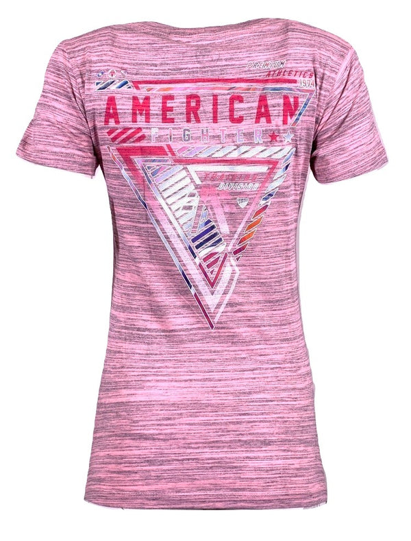 AMERICAN FIGHTER Women's T-Shirt S/S CARMOCHAEL Tee Biker