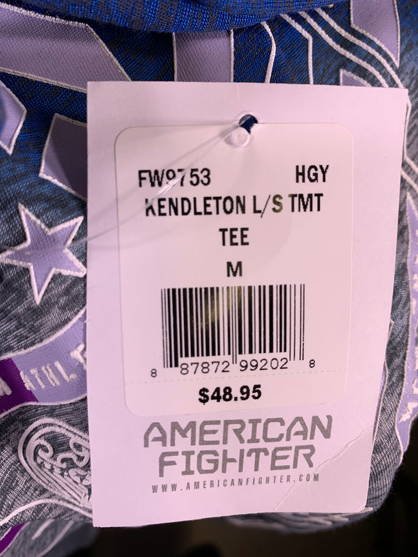 AMERICAN FIGHTER Women's T-Shirt L/S KENDLETON Tee Biker