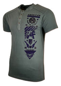 AMERICAN FIGHTER Men's T-Shirt S/S GLADBROOK HENLEY Athletic MMA