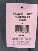 AMERICAN FIGHTER Men's T-Shirt S/S GLADBROOK HENLEY Athletic MMA