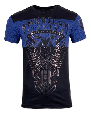 AMERICAN FIGHTER Men's T-Shirt S/S MOXLEY PANEL TEE Athletic MMA