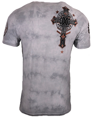 XTREME COUTURE by AFFLICTION Men's T-Shirt FAITH & TRUST Biker S-4XL