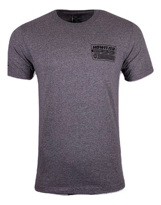 HOWITZER Clothing Men's T-Shirt S/S SUPPORT HONOR Tee Black Label