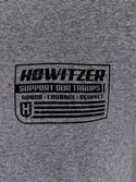 HOWITZER Clothing Men's T-Shirt S/S SUPPORT HONOR Tee Black Label
