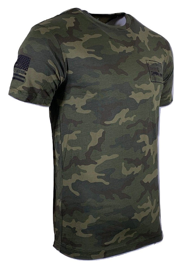 HOWITZER Clothing Men's T-Shirt S/S WILL DEFEND Tee Black Label