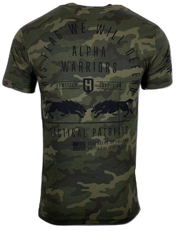 HOWITZER Clothing Men's T-Shirt S/S WILL DEFEND Tee Black Label