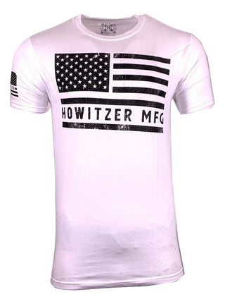 HOWITZER Clothing Men's T-Shirt S/S BOLD FLAG Tee Black Label