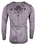 AFFLICTION Men's Thermal L/S SPECTRA SPECTRUM Reversible Shirt Premium